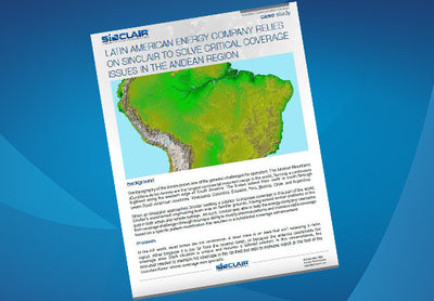 Case Study: Latin American Energy Company Relies On Sinclair To Solve Critical Coverage Issues In The Andean Region