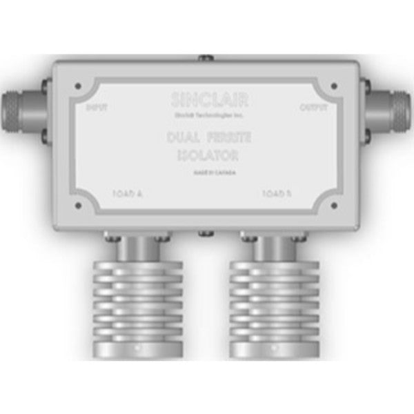 Dual stage isolator, 12 MHz bandwidth, Tunable, 406-512 MHz
