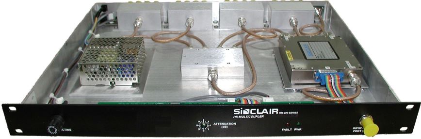 Rx multicoupler, variable attenuator, fault monitor, 380-512 MHz ...