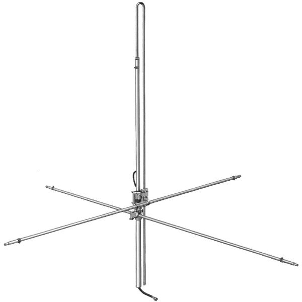Ground plane omni, 0 dBd, field adjustable, 44-62 MHz