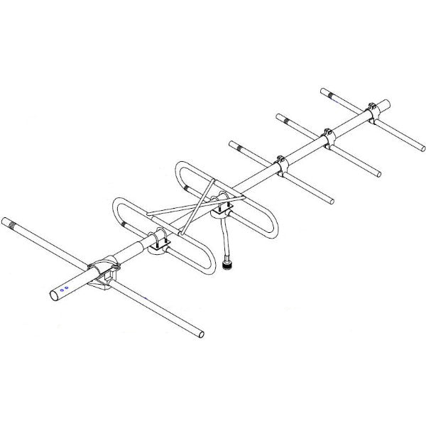 Yagi Ant, universal mount, 7 dBd, 138-174 MHz – Sinclair