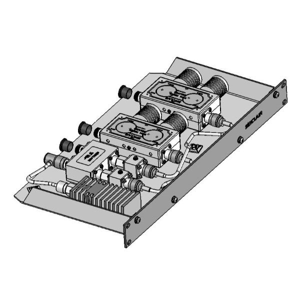 Compact hybrid ferrite 2 CH Tx combiner, 746-869 MHz