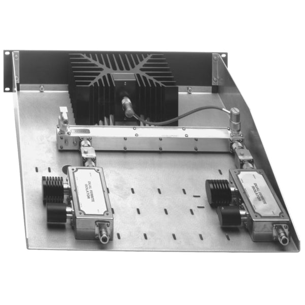 Combiner, hybrid-ferrite, 2 CH, single stage, 132-174 MHz